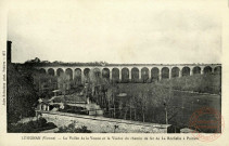 Lusignan ( Vienne) - La Vallée de la Vonne du chemin de fer de la Rochelle à Poitiers.