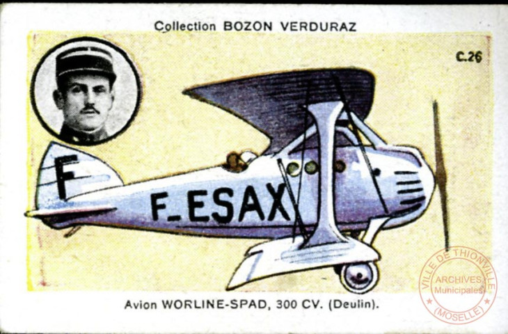 Avion Worline-Spad, 300 CV. (Deulin).
