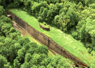 Vue aérienne du fort de Guentrange