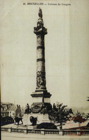 Bruxelles .Colonne du Congrés.