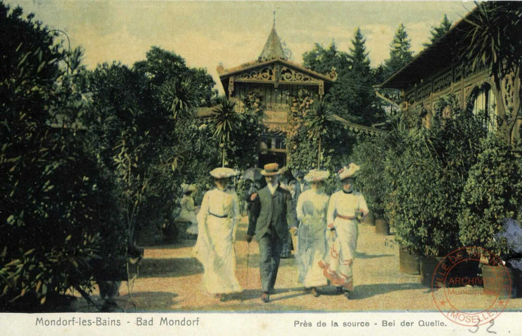 Place des jeux.- Bad Mondorf. Près de la Source- Bei der Quelle.