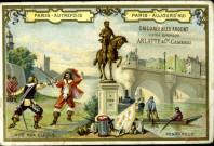 Paris : pont-neuf, PRÉ AUX CLERC ; statue Henri IV