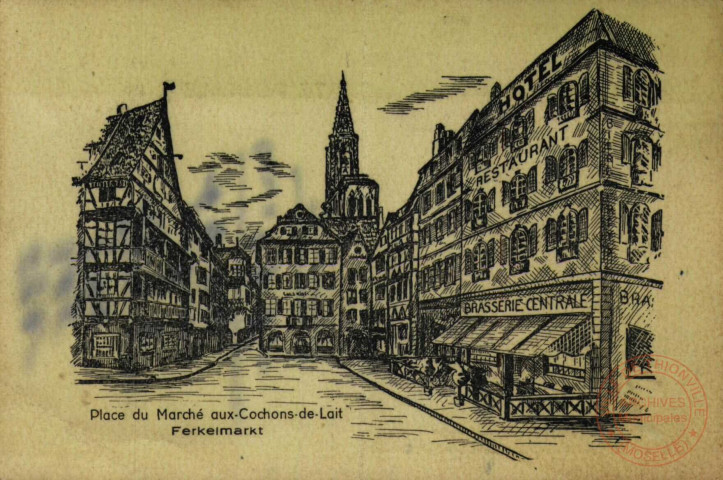 Place du Marché aux-Cochons-de-Lait = Ferkelmarkt