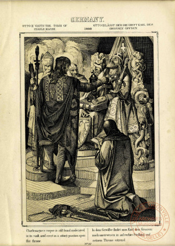 Otto III visits the tomb of Charlemagne