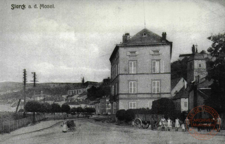 Sierck a.d.- Mosel. - Sierck en 1907 - La route de Thionville