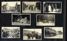 [Photographies de la famille Martha en promenade dans un château et à Nancy dans les années 1920]