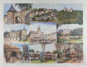 [Rodemack, Sierck, Manderen, château de Lagrange, place du Marché, château de Hombourg-Budange, musée des mines de fer de Neufchef, cure d'Amnéville, etc. ]