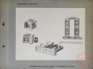 Etablissement E. Scholtès Thionville - Cuisinières Scholtès - Interrupteurs, canal monté et intérieur du canal