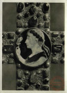 Aachen,Münster.Domschatz, Lothar-Kreuz,um 980. Mittelmedaillon; Antike Kamee mit Augustus.Archv-Nr.63406.