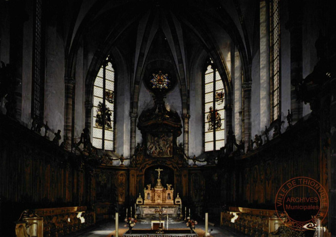 Marmoutier (Bas-Rhin) : L'Abbatiale, le choeur (XVIIIe s)