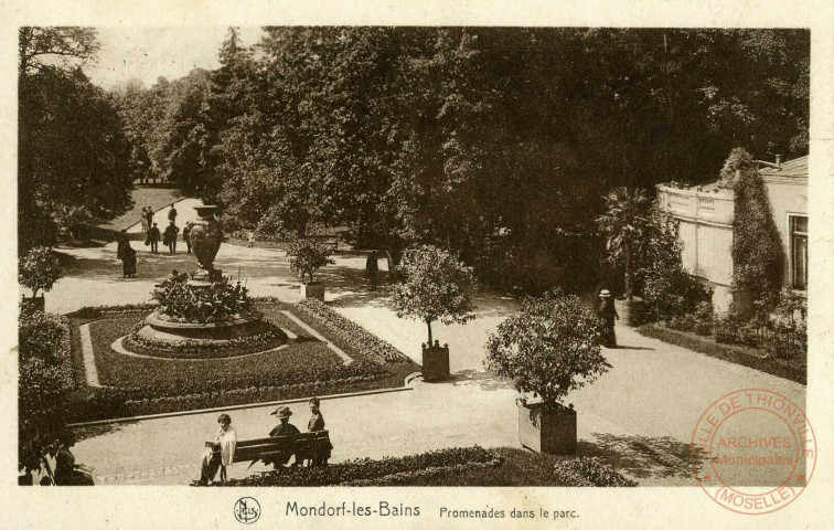 Mondorf-les-Bains. Promenade dans le Parc.