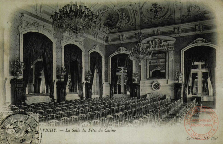 Vichy : La Salle des Fêtes du Casino