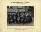 École des Mines de Thionville. Maîtres-ouvriers métallurgistes. Promotion 1929-1931.