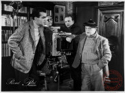 Michel Drain (à gauche) et Pierre Mac Orlan (Pierre Dumarchey)