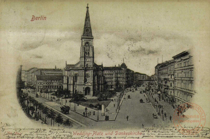 Berlin.Wedding-Platz und Dankeskirche