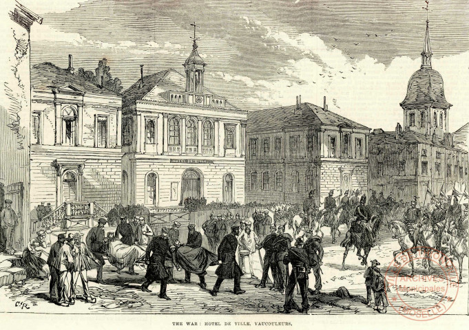 The war : hotel de ville, Vaucouleurs