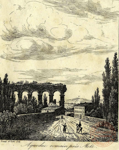 Aqueduc romain près de Metz et Metz cathédrale