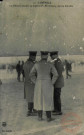 Lunéville - Les Officiers attachés au Zeppelin IV : Herrn Georg, Jacobi, Brandeis