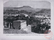 Fort Mont : Valérien vor Paris, von der Wasserleitung in Louveciennes aus gezeichnet von R. Stirecti (Fort du Mont Valérien devant Paris, depuis l'aqueduc de Louveciennes, dessiné par R. Stirecti)