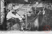 Cartes d'Autrefois (1890-1920) - Industrie - Elbeuf - La Fabrication du Drap