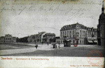 Saarlouis, Gymnasium & Hohenzollernring.