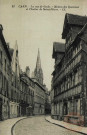 CAEN - La rue de Geole- Maison des Quartrans et Clocher de Saint-Pierre - L L