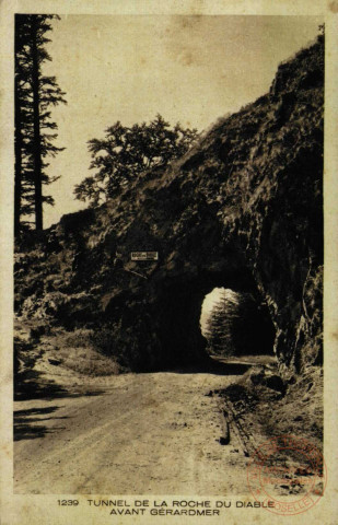 TUNNEL DE LA ROCHE DU DIABLE AVANT GERARDMER