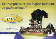 Vos réceptions et vos buffets méritent un professionnel ! Boulangerie Jost