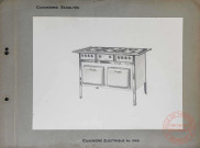 Etablissement E. Scholtès Thionville - Cuisinières Scholtès - Cuisinière électrique n° 1046