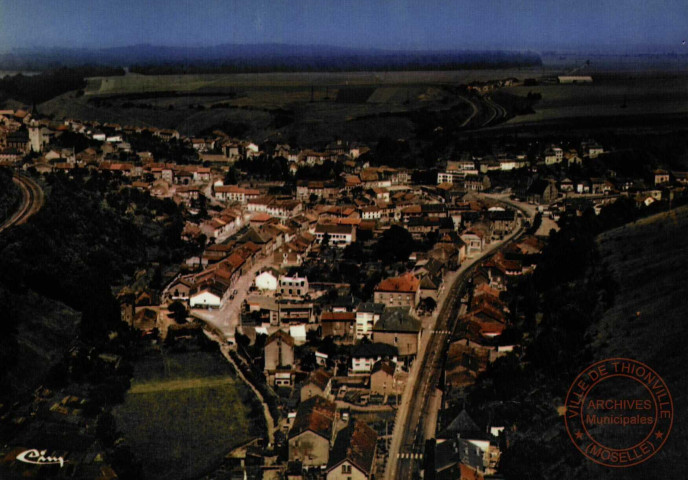 Fontoy (Moselle) - Vue générale aérienne