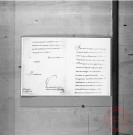 Exposition sur les fortifications à Thionville en 1970 par Georges Martig - Lettre de Vauban de septembre 1685, concernant les ouvrages fortifiés