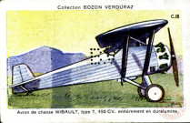 Avion de chasse Wibault, type 7, 450 CV. entièrement en duralumine.