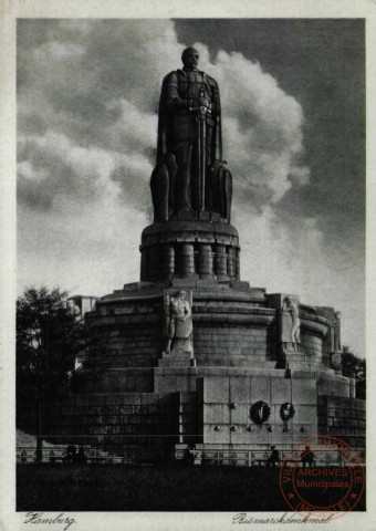 HAMBURG . BISMARCKDENKMAL