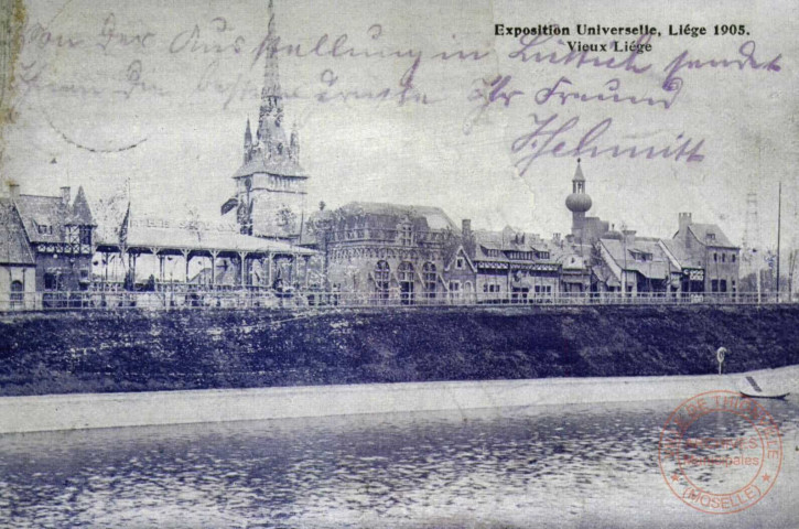 Exposition Universelle,Liège 1905.Vieux Liège.