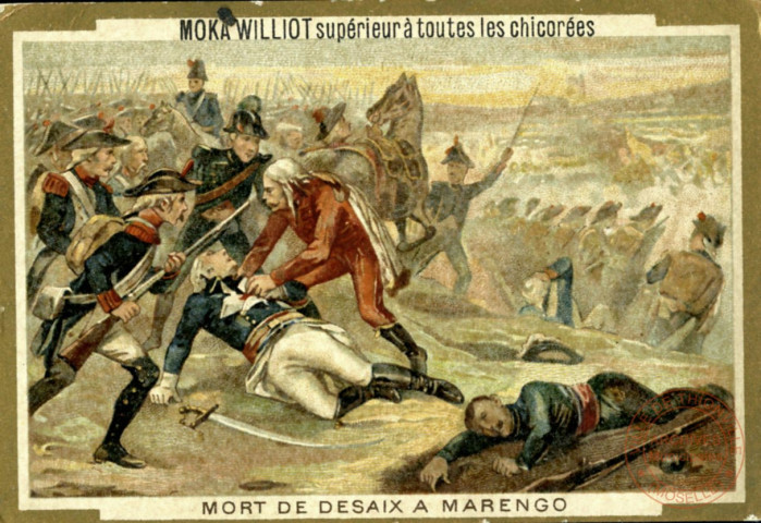 Mort de Desaix à Marengo.