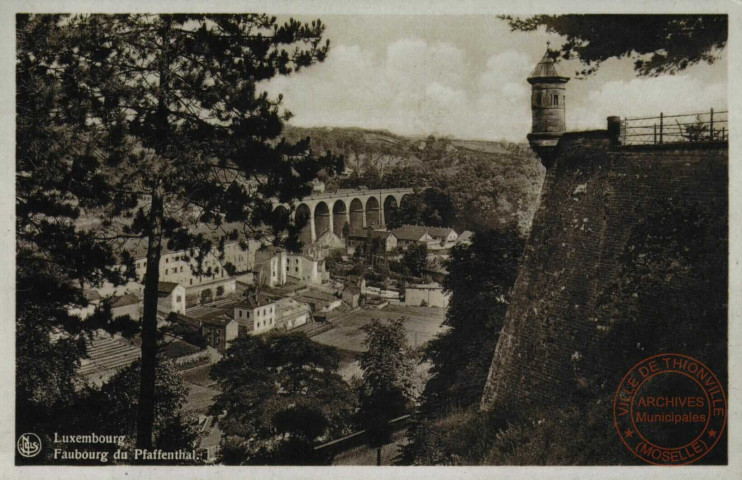 Luxembourg.Faubourg du Pfaffenthal.