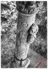 Bildstock de Bohler, route d'Usselkirch à Breistroff-la-Grande. Croix monumentale de 5m de hauteur datée 1715