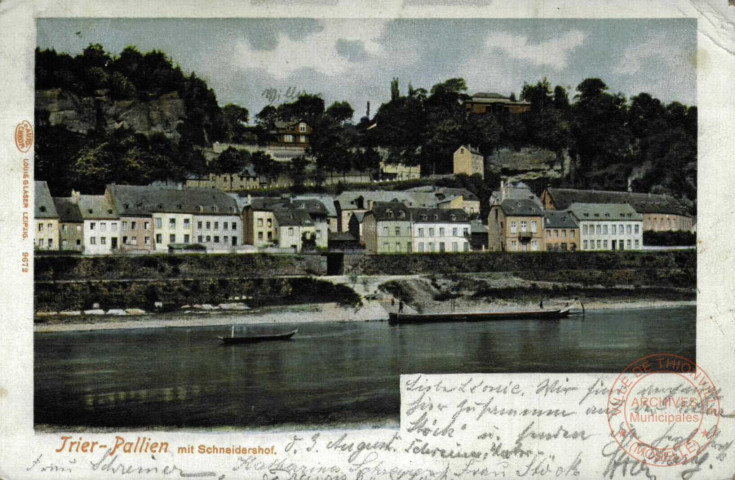 Trier-Pallien mit Schneidershof.