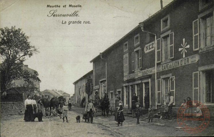 Meurthe et Moselle - Serrouville La grande rue