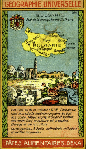 Géographie universelle - Bulgarie