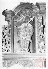 Chapelle Saint-Pierre de Semming (commune de Rodemack), 4 rue des Calvaires. Détails de la chaire XVIIIe