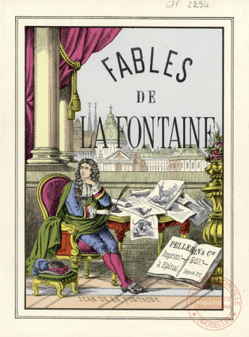 Fables de La Fontaine n°1.- Images d'Epinal