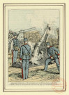 Artillerie Territoriale.- Tir du mortier rayé de 220 millimètres, modèle 1881. - Quand je te dis que cette machine n'en crache pas plus de 98 kilogrammes à la fois !