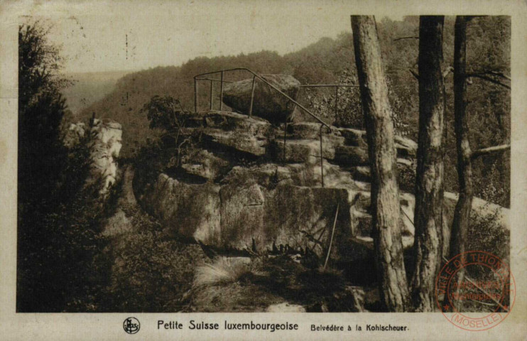 Petite Suisse Luxembourgeoise - Belvédère à la Kohlscheuer