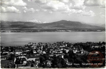 Nyon - Vue générale par avion