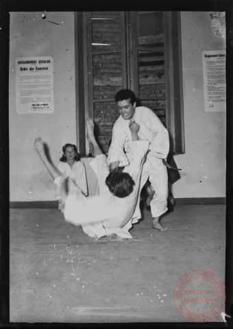 Foire exposition de 1948 - démonstrations de judokas