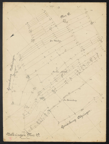 Volkringen, Flur 19 Massstab 1:1000