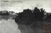 Diedenhofen.- Blick von der Eisenbahnbrücke / Thionville en 1905 - Une vue du pont du chemin de fer