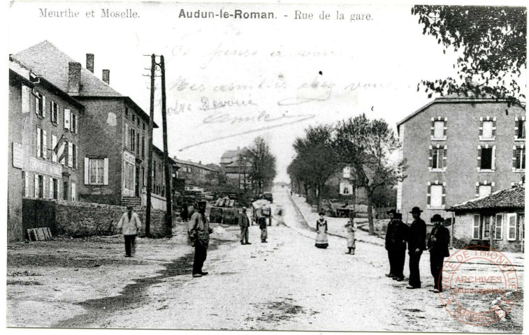 Meurthe et Moselle - Audun-le-Roman - Rue de la Gare