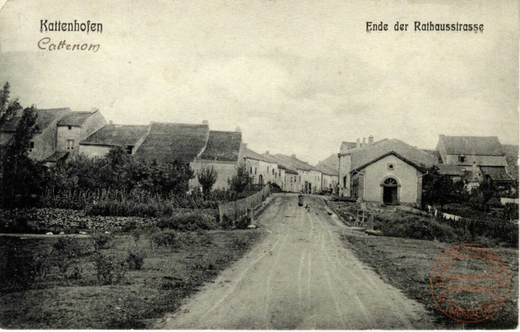 Kattenhofen - Ende der Rathausstrasse